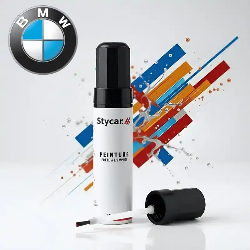 Gamme complète de stylos retouche peinture moto Stycar pour Bmw : teintes d'origine constructeur disponibles pour tous les modèles listés.