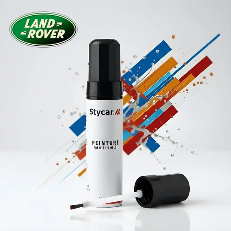 Stylo retouche peinture Land Rover Stycar teinte d'origine pour effacer rayures et éclats carrosserie (Choix par code couleur).